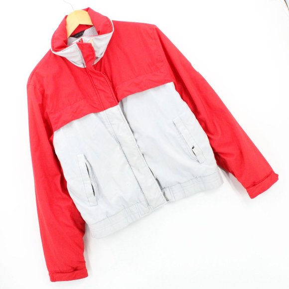 Vintage Alpine Designs Youth Kids Jacket Red & Gray Full Zip Outdoor Size 12 - Picture 2 of 7